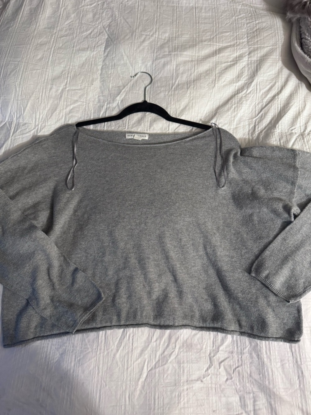 Aeropostale Gray Crewneck Sweater Top
